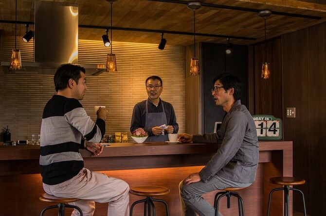 ビジネスマン、カフェ