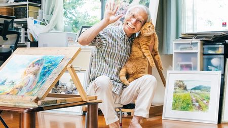 絵画 明るいお山ちゃん 参っ
