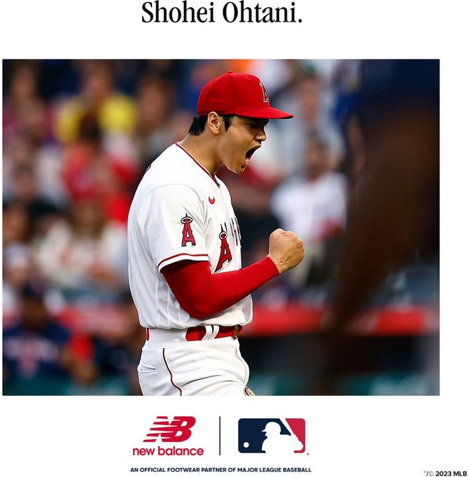 2023年1月31日、2度のMLBオールスター、2021年アメリカンリーグMVPの大谷翔平選手が、長期契約の一環としてニューバランスファミリーの一員に加わりました。