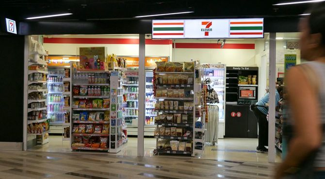 シンガポールのセブンイレブン店舗