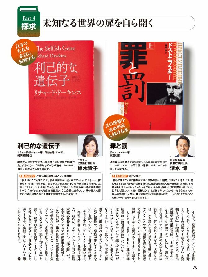 プレジデントムック『成功者の教え』P70