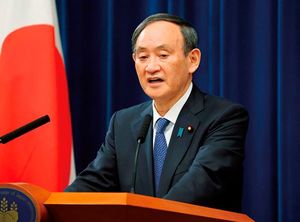 1都3県への緊急事態宣言について、記者会見する菅義偉首相（1月7日）。