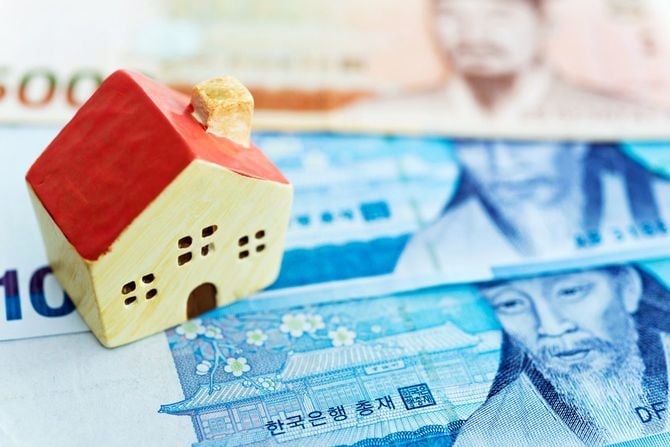 韓国通貨と家