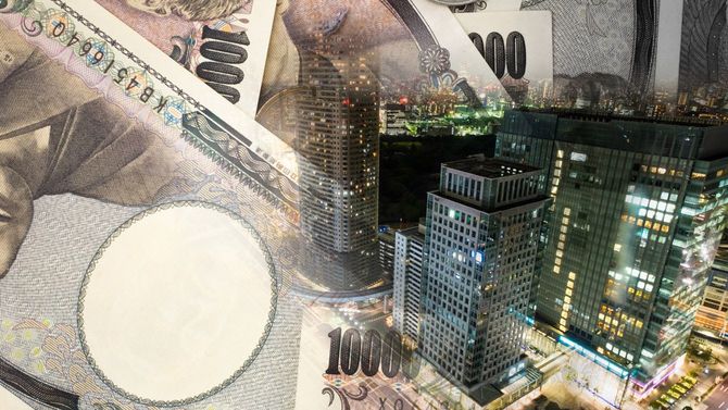 夜の東京とお金