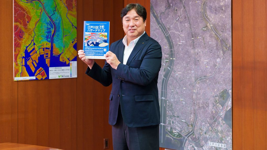 洪水時は区のほぼ全域が水没…｢区内にいてはダメ!｣と啓発した江戸川区の斉藤区長が一番恐れていること 最悪の場合は区民50万人を含め江東5区で250万人が浸水被害に