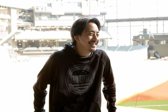 Fビレッジの運営会社であるファイターズ スポーツ＆エンターテイメントの小川太郎さん（事業統轄本部 コーポレート＆ファシリティ統括部 ファシリティクリエーション部部長）