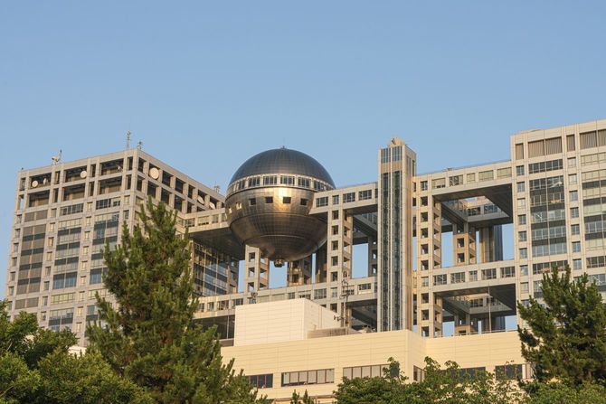お台場のフジテレビ本社ビル