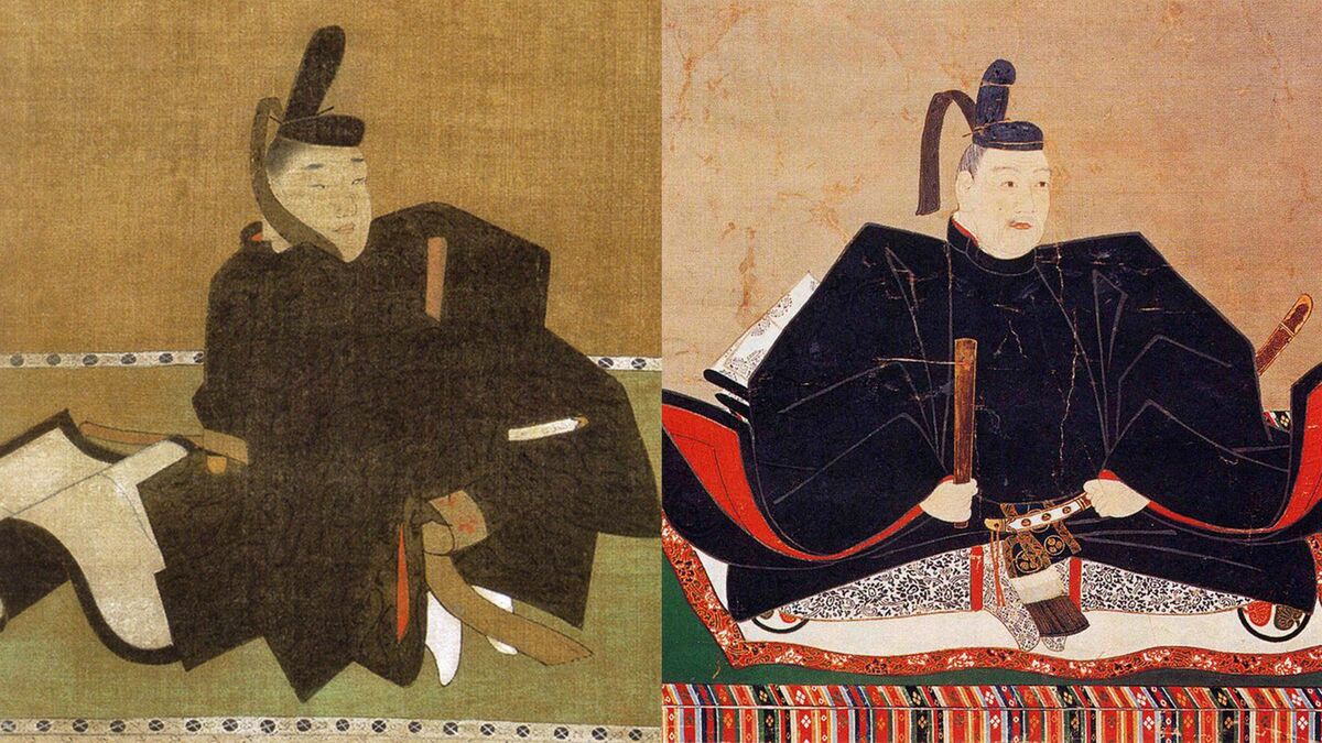 徳川三代幼君闘鶏遊覧 彦左衛門以下扈従之図