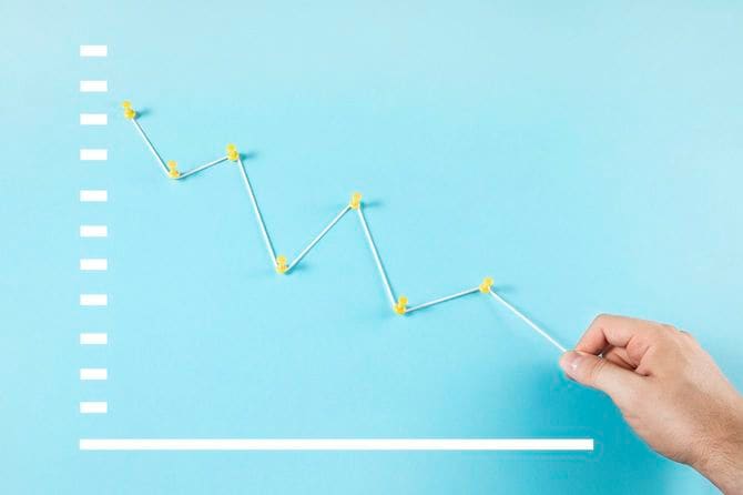 折れ線グラフのイメージ