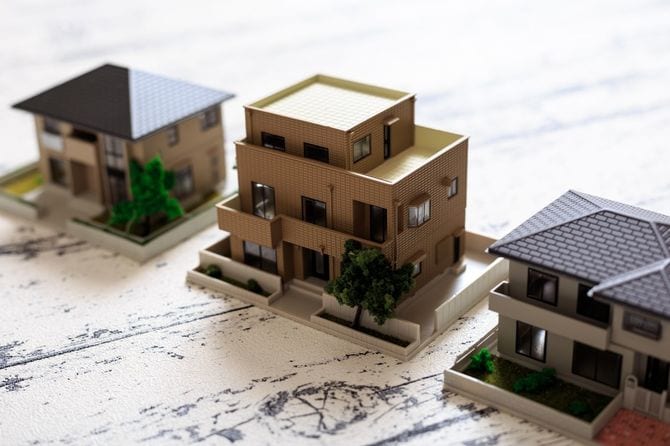 木の家のミニチュア