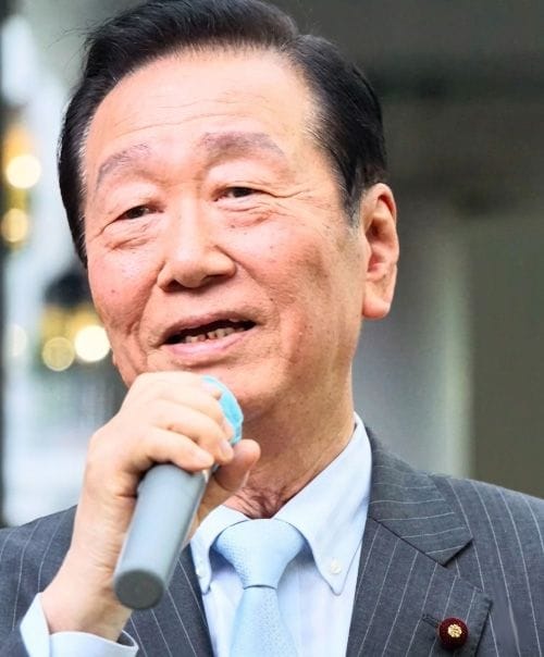 第27回参議院議員選挙中の小沢一郎