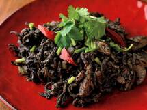 乾物でエスニックな一皿「切り干し大根の黒胡麻クミン炒め」のレシピ