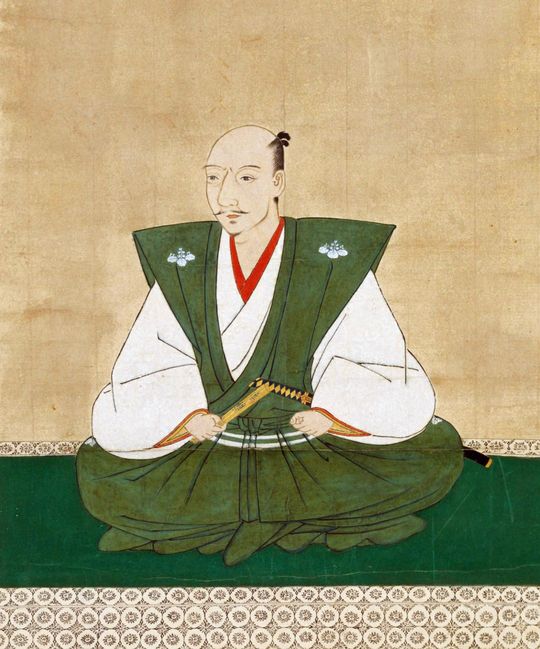 写真＝狩野宗秀画「織田信長像」（一部）、長興寺所蔵、1583年