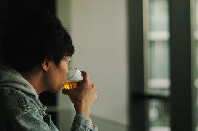 若い男性のポートレート