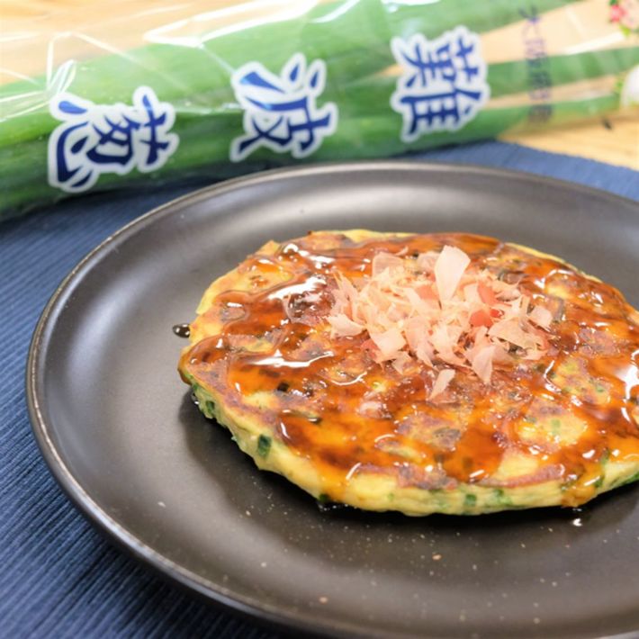 「難波ネギを使用したねぎ焼き（牛すじこんにゃく入り）」消費税込480円（無印良品公式ウェブサイトより）