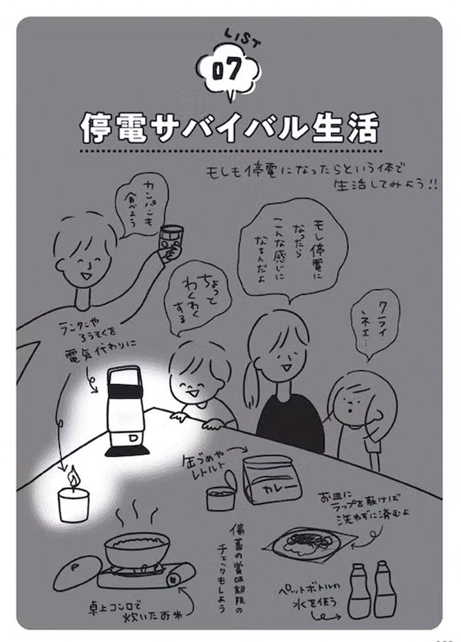 停電サバイバル生活