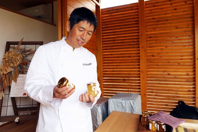 マーマレードについて語る江南さん