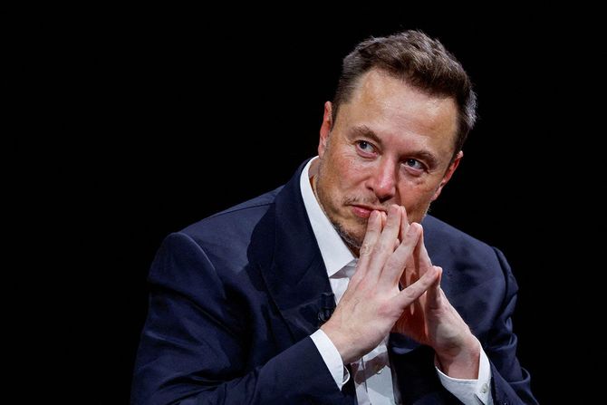 テスラのイーロン・マスク最高経営責任者（CEO）＝2023年6月、パリ