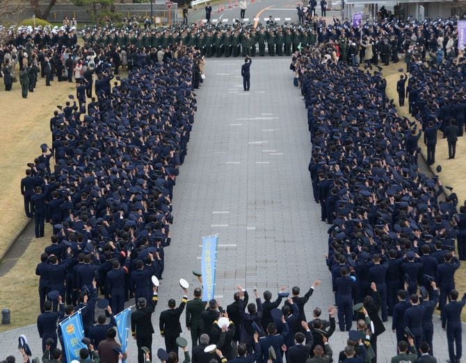 感動的な離校行事