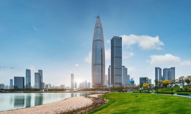 深セン市街地景観