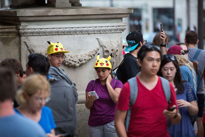 2017年7月22日、シカゴ・グラントパークのポケモンGOフェスティバル