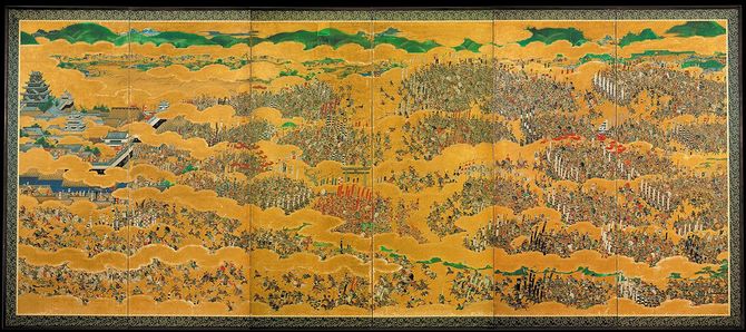 「大坂夏の陣図屏風」・右隻