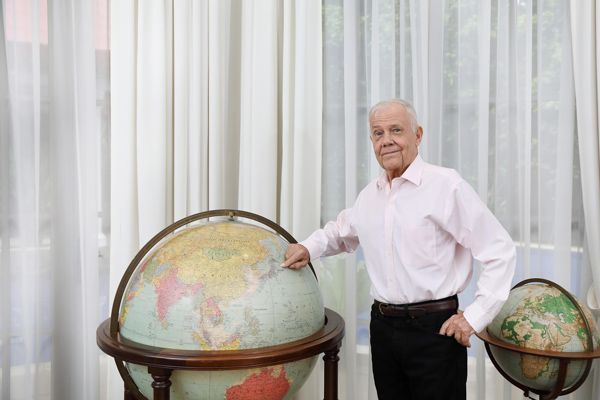 日本株は最高値を更新する可能性があると指摘するジム・ロジャーズ氏。（撮影＝原 隆夫）