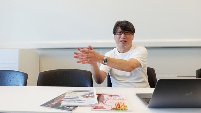 ギフトカタログメーカーとdancyuを結びつけたジー・ワークス制作研究所の關口さん。