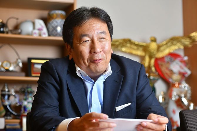 衆院議員の枝野幸男氏