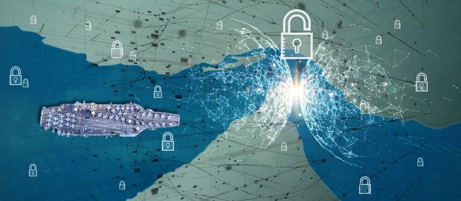 海上封鎖の緊張状態にあるホルムズ海峡のイメージ写真