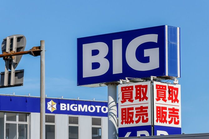 ビッグモーター社のロゴ