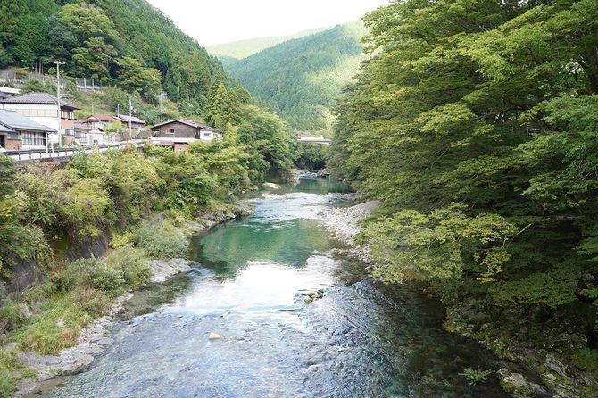 天川村を流れる天ノ川（てんのかわ）。