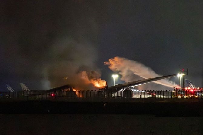 2024年1月2日、海保機と衝突し炎上した新千歳発羽田行きのJAL516便