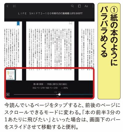 紙の本のように パラパラめくる