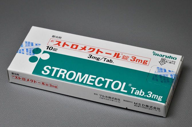 寄生虫や疥癬など感染症の治療薬として使用されているイベルメクチン