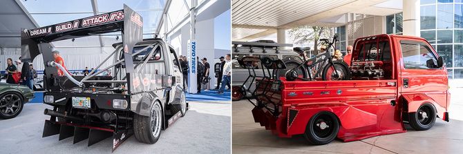 アメリカでカスタムされた軽トラ