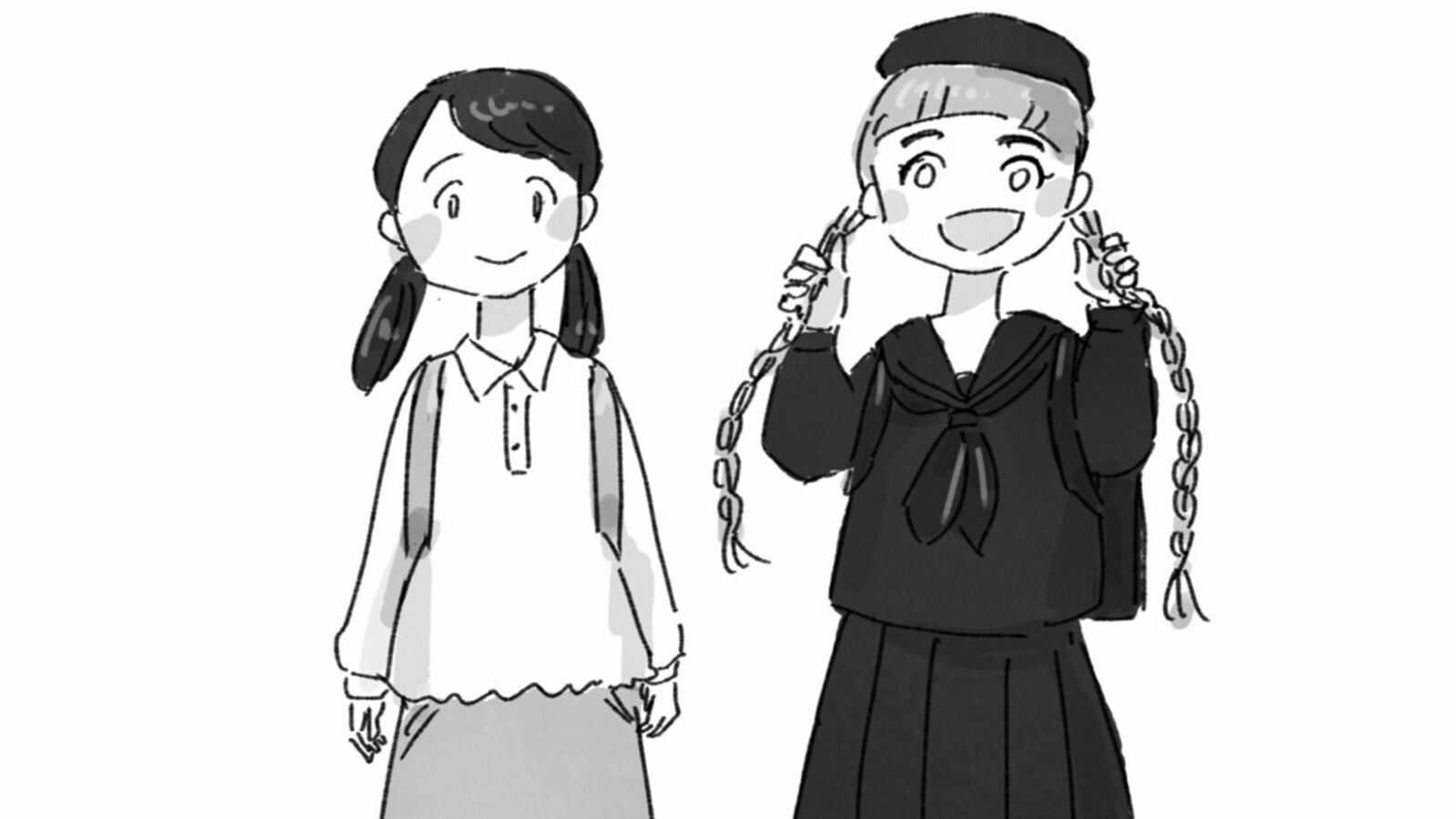 お人形みたいな女の子――『すずめの学校』第1巻 第1話 ｢コミック『すずめの学校』｣