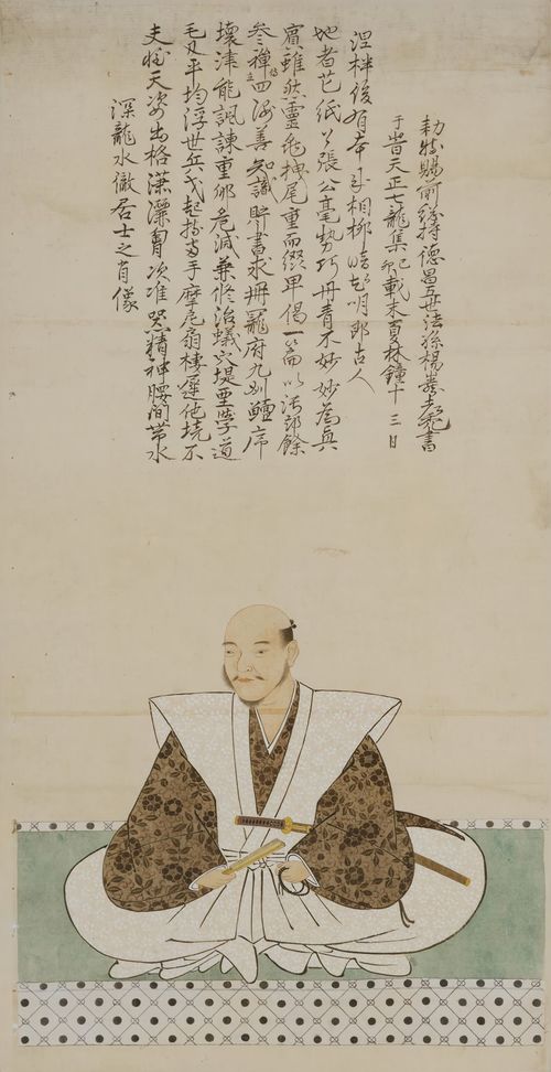 「竹中半兵衛重治像」、天正7年（竹中重時氏所有）