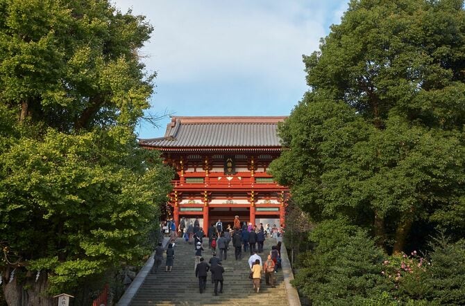 鶴岡八幡宮の階段