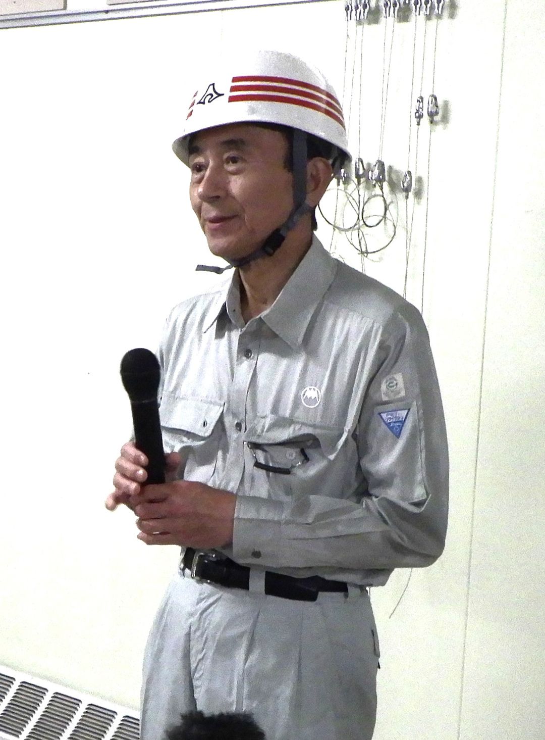 リニア工事現場を視察した鈴木知事