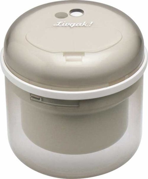 持ち運べる電動鉛筆削り「フリーキー」電池を入れて使う電動鉛筆削り。リビングで勉強する場合、電気コンセントが近くになくても使いやすい。電池の持ちもよく「1年ほど使えます」（佐々木さん）。（2530円）