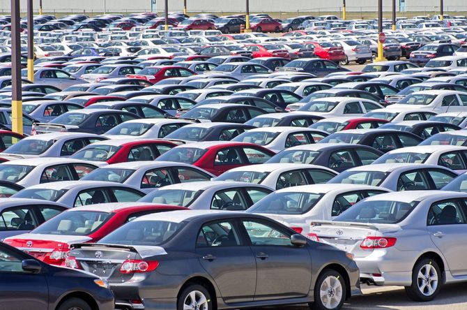 カナダ・オンタリオのトヨタカローラ工場（2011年4月12日）