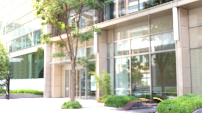 大型マンションのエントランス