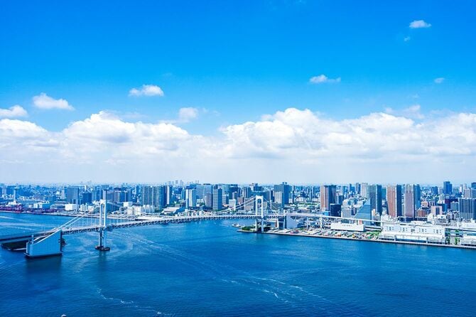 レインボーブリッジの航空写真