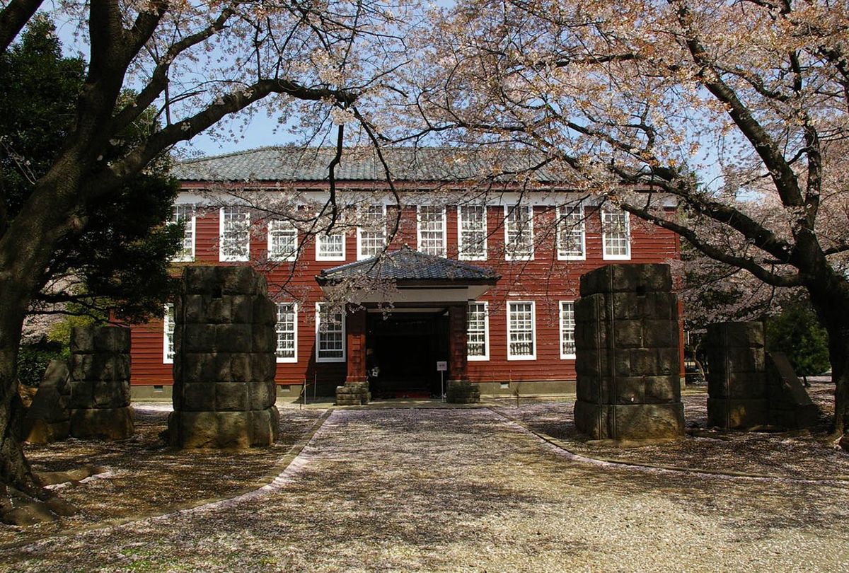 陸上自衛隊朝霞駐屯地の振武台記念館。旧日本陸軍の学校であり、米軍基地があった時代は接収され使用された