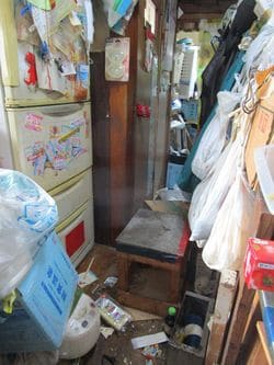 片付けを進めることで通れるようになった