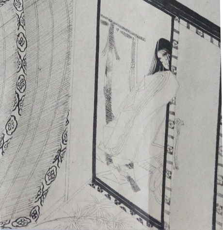 枕草子絵巻 部分 鎌倉時代