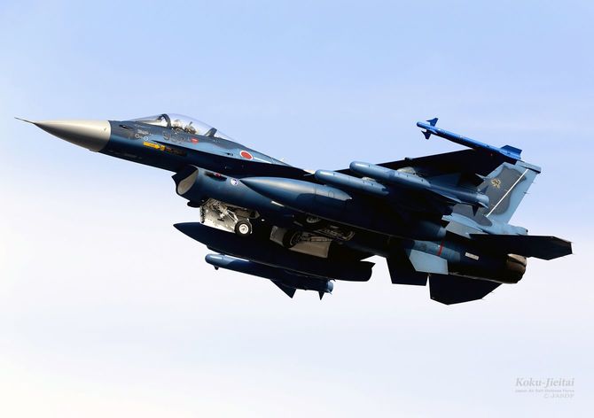F2戦闘機(主要装備 F-2A/B)出典=航空自衛隊〔JASDF〕オフィシャルサイト