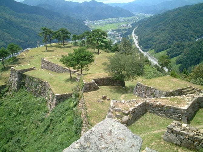 夏の竹田城