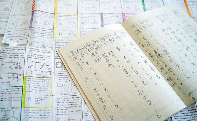 両親が、過去20年分の問題を研究して練習問題を作成。試験問題を読むために、少1のころからこんなに難しい漢字の読みと意味を勉強していた！